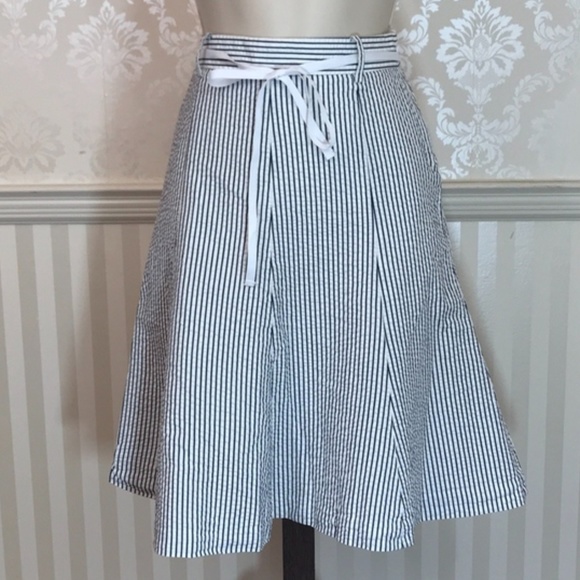 J. Crew Dresses & Skirts - J. Crew A-Line Seersucker Skirt | 6